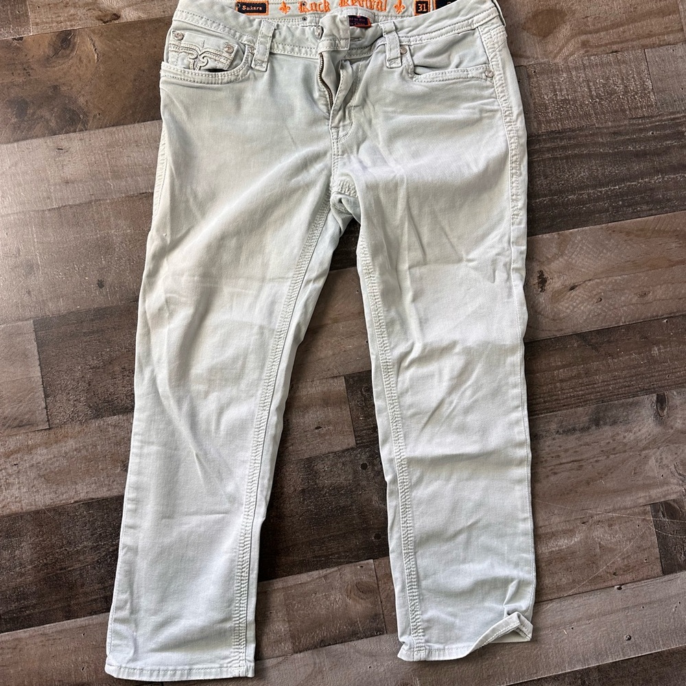 Rock Revival Gray capris